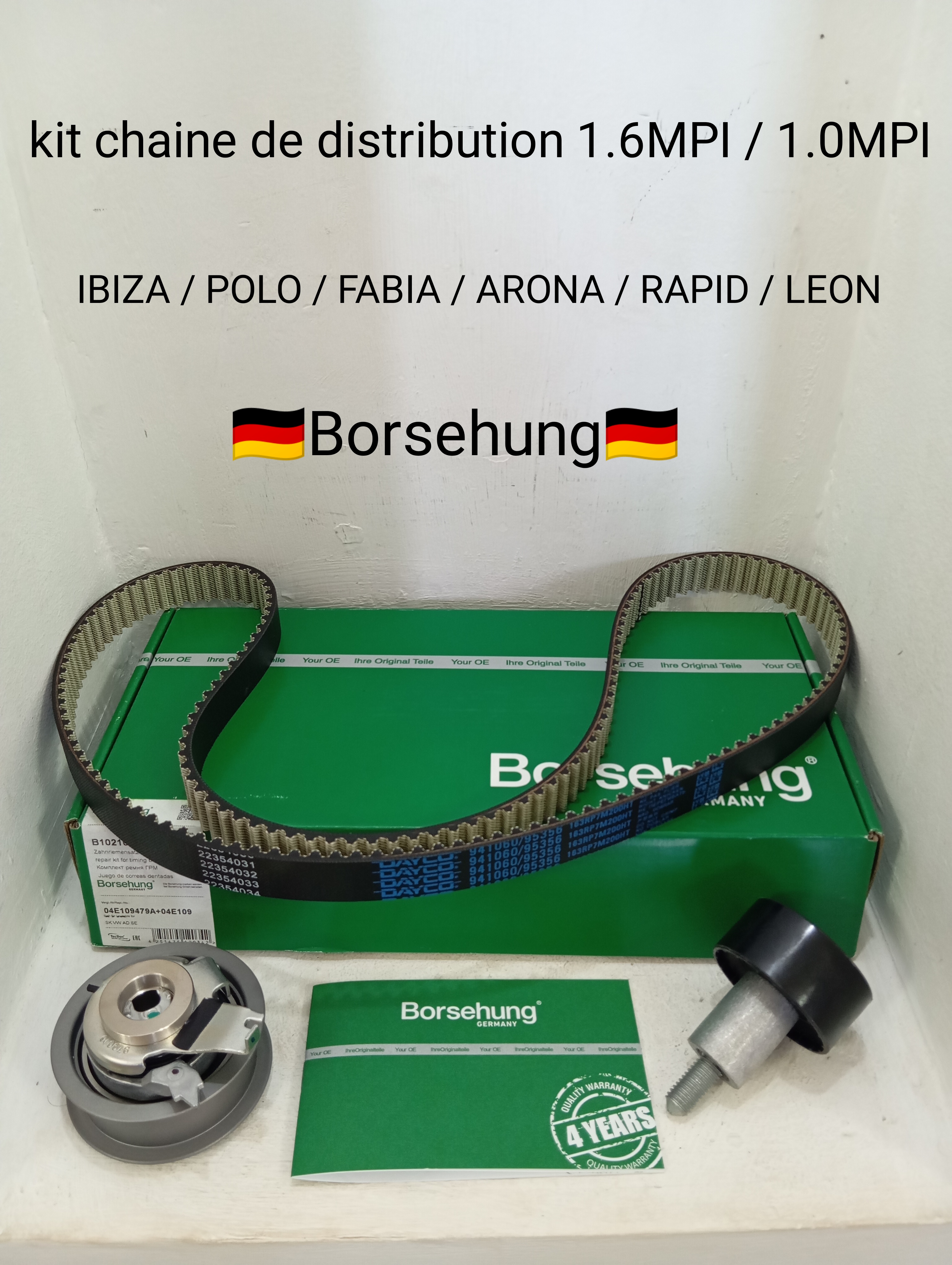 Kit chaine de distribution Ibiza polo Fabia Arona rapid 