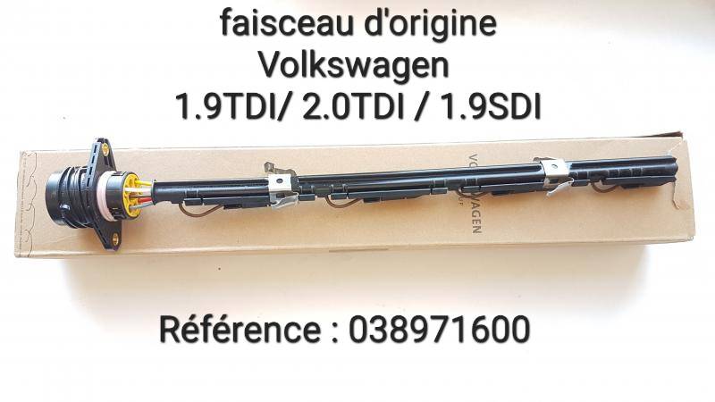 faisceau d'inecteurs, raccorrd d'injecteurs, fisso AUDI A3 / A4 / A6 / SEAT  ALTEA /  IBIZA3 / IBIZA4 / LEON (1M1) - (1P1) / TOLEDO2-3 / SKODA FABIA1-2 / OCTAVIA1-2 / SUPERB1-2 / VW BORA / CADDY / EOS / GOLF4 / GOLF5PLUS / GOLF5 / JETTA 3 / MULTIVAN / PASSAT / POLO 
