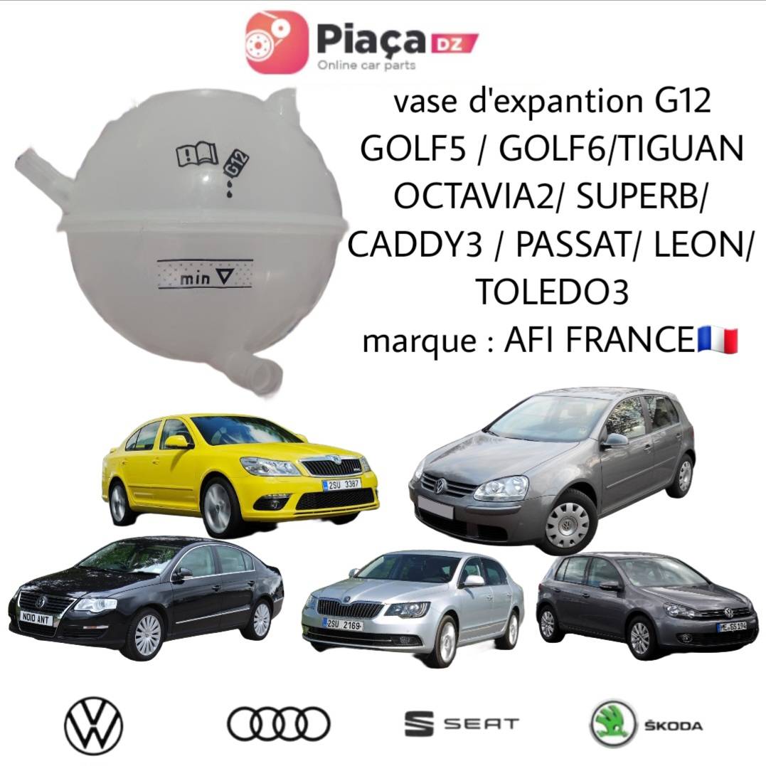 vase d'expantion G12 , vase de liquide de refroidissement , vase d'eau,