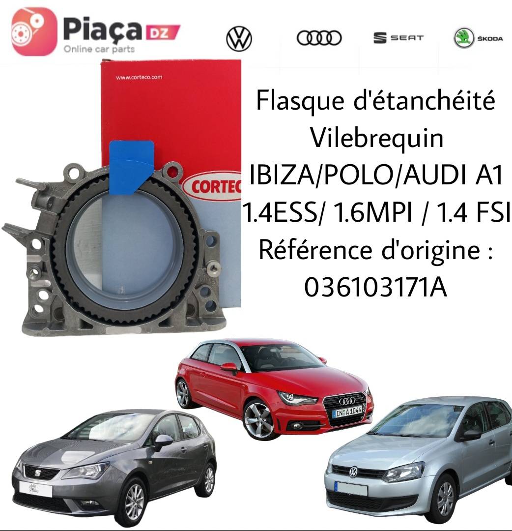 Flasque d’étanchéité Vilebrequin / bague d’étanchéité Vilebrequin