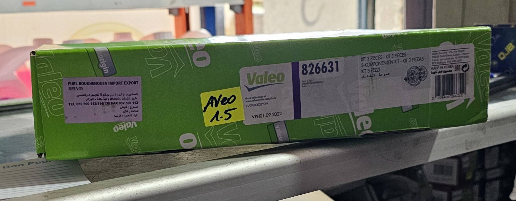 KIT EMBRIYAGE VALEO ORIGINAL AVEO 1.5