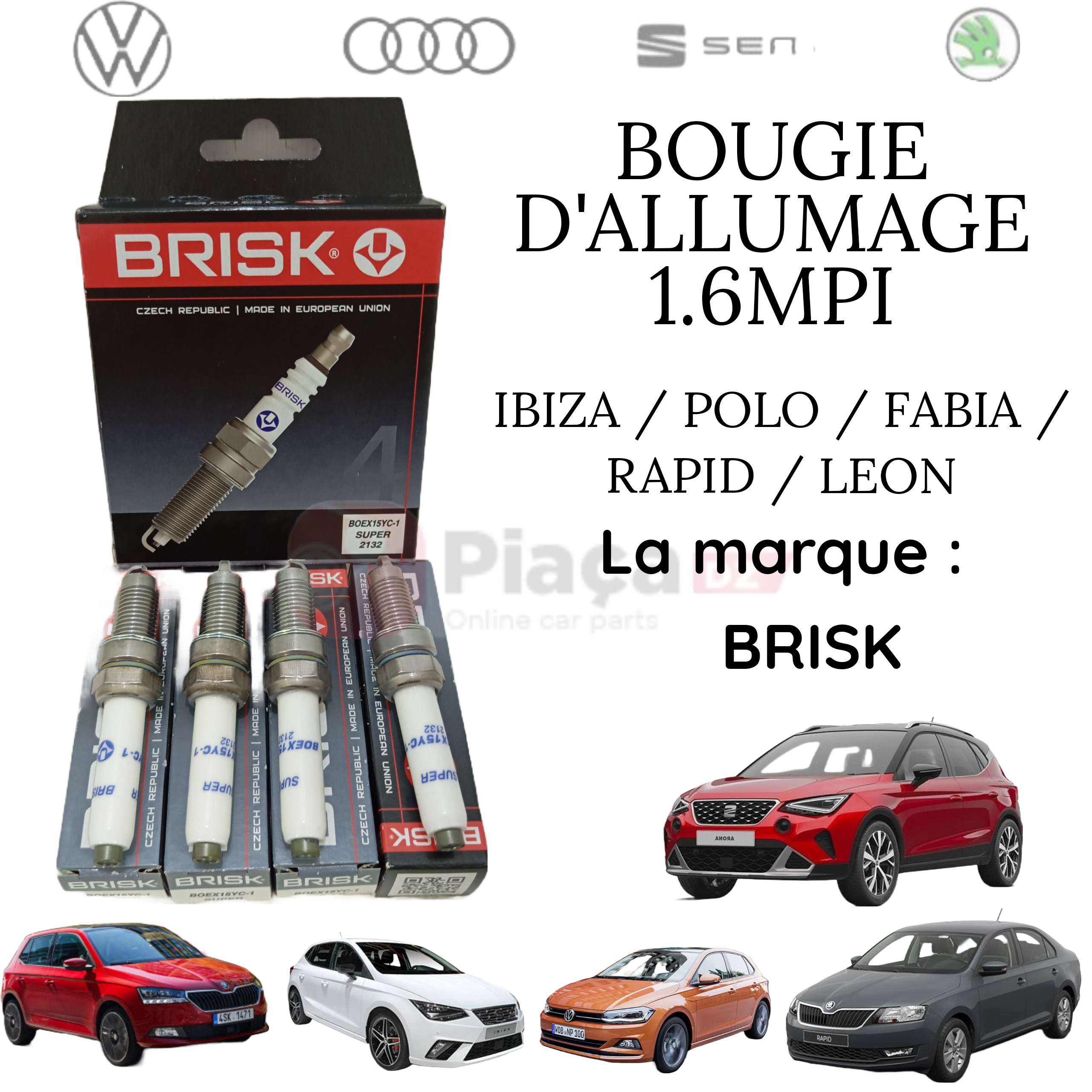 bougies d'allumage