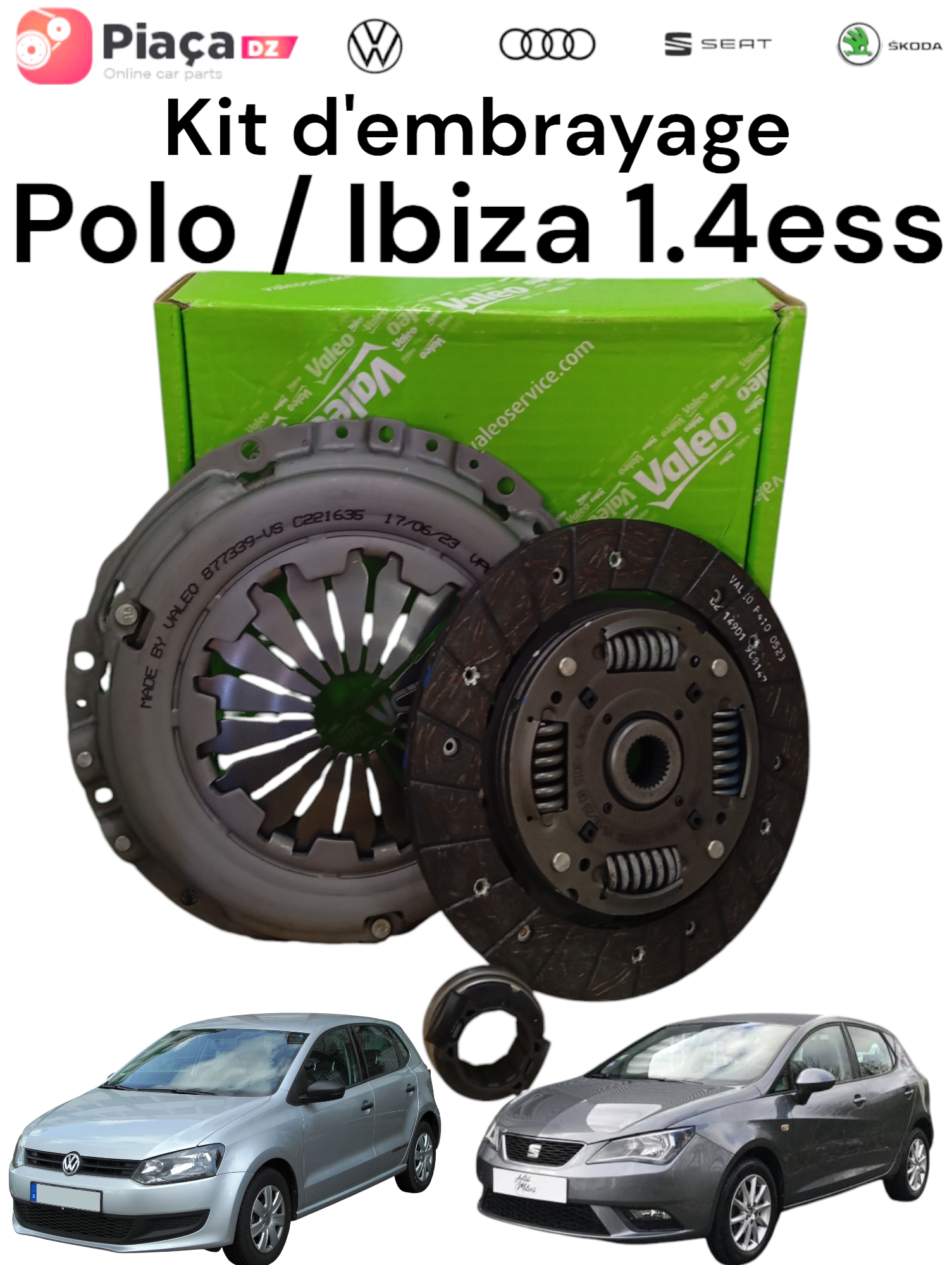 kit d'embrayage polo / ibiza 