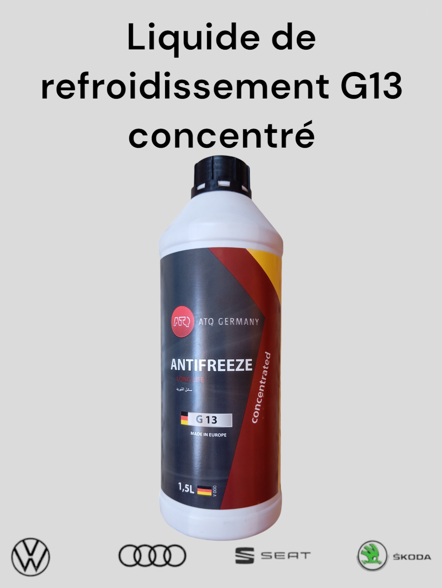 Liquide de refroidissement moteur G13 concentré Volkswagen Audi SEAT SKODA