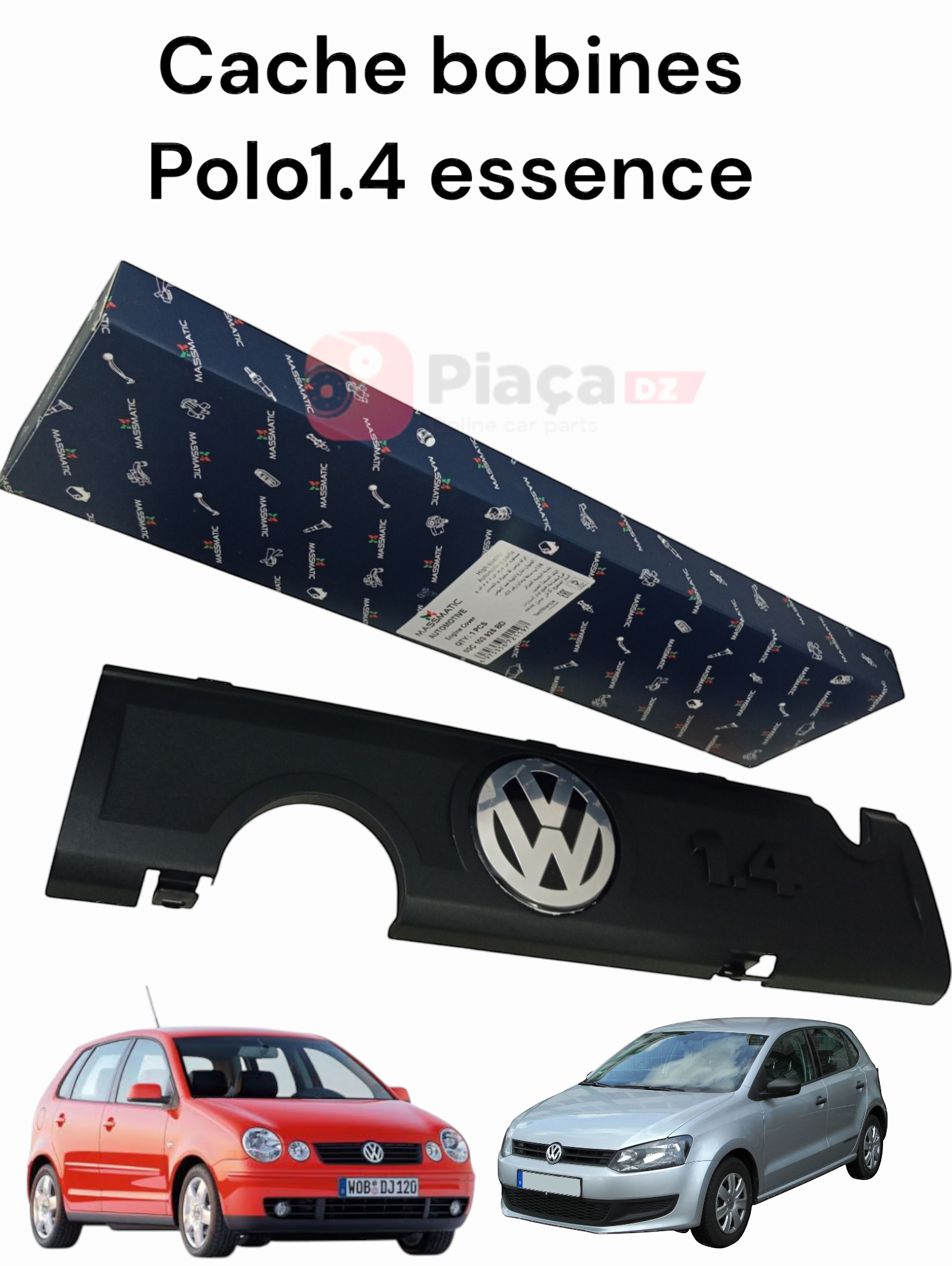 Cache bobine POLO 1.4 essence 