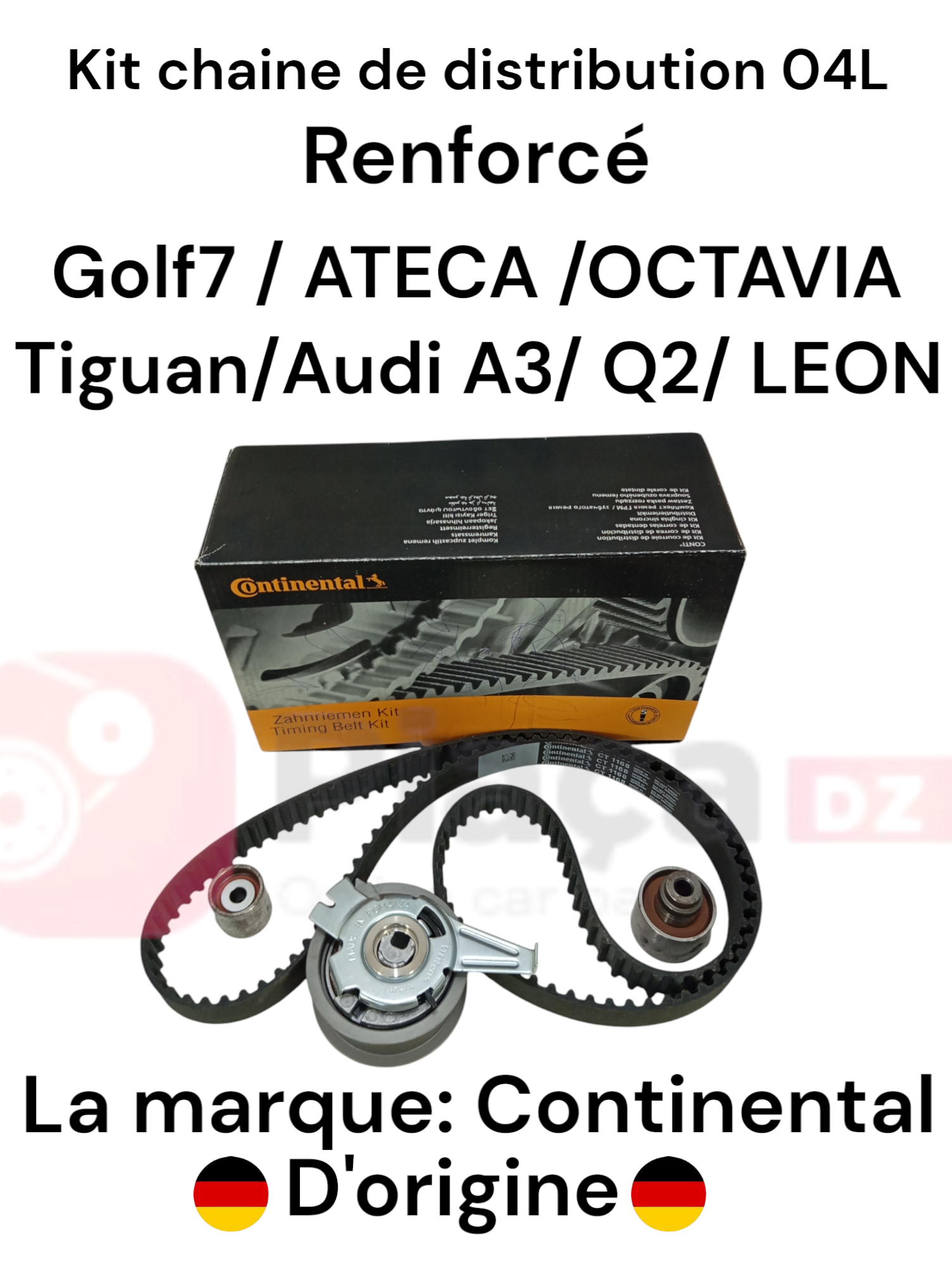Kit chaine de distribution renforcé Golf 7/Audi A3 Q2 / Octavia/ caddy/ATECA / PASSAT/ Leon