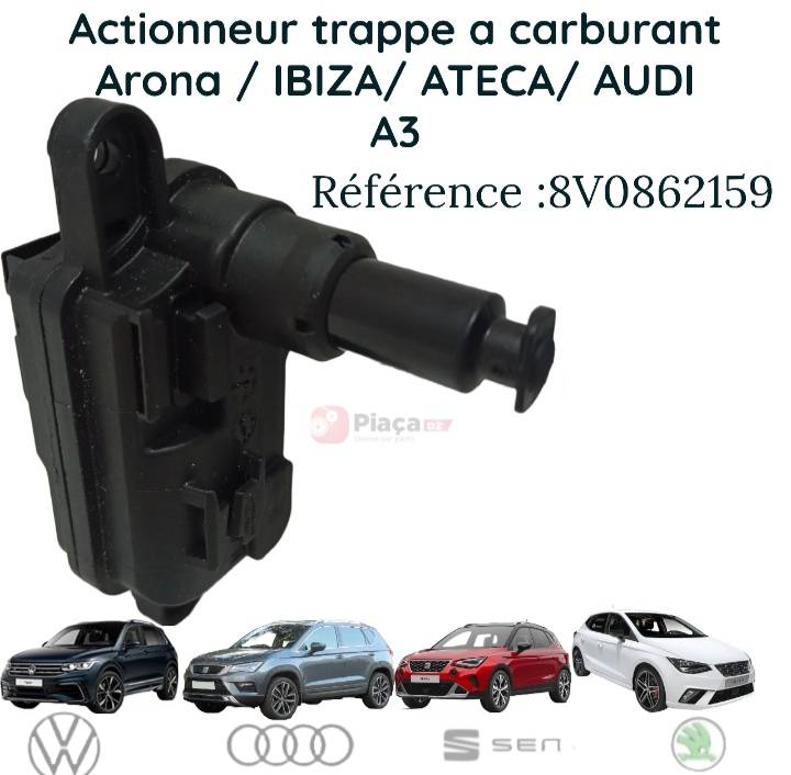 moteur de trappe a carburant / actionneur de trappe a carburant / élément d'ajustage verrouillage central